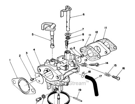Murray Lawn Mower Carburetor Diagram