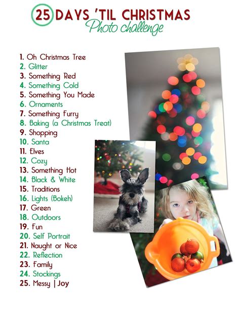 25 Days Til Christmas Photo Challenge Christmas Photos Christmas