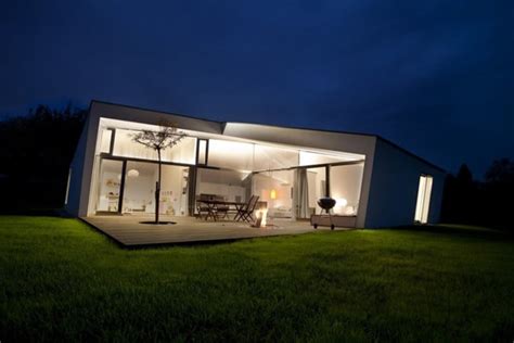 Containerlove is a new modern home in a rural area of western germany, standing out among more traditional gabled farm this small house, designed for a family of four, has a sculptural shape that from some angles resembles an iceberg. Small Villa Design: Cute and Just Right | Modern House Designs