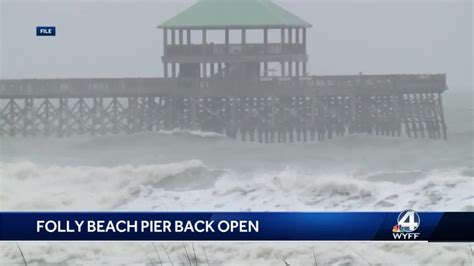 Folly Beach Fishing Pier Reopens Months Ahead Of Schedule Officials