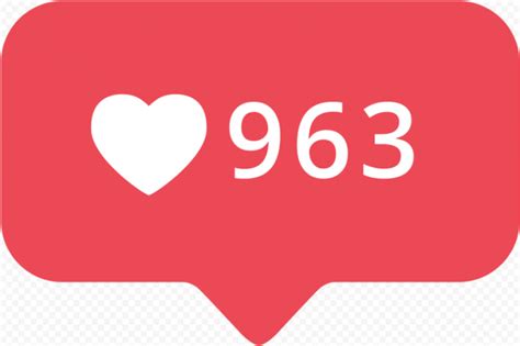 Instagram Likes Red Notification Icon Citypng