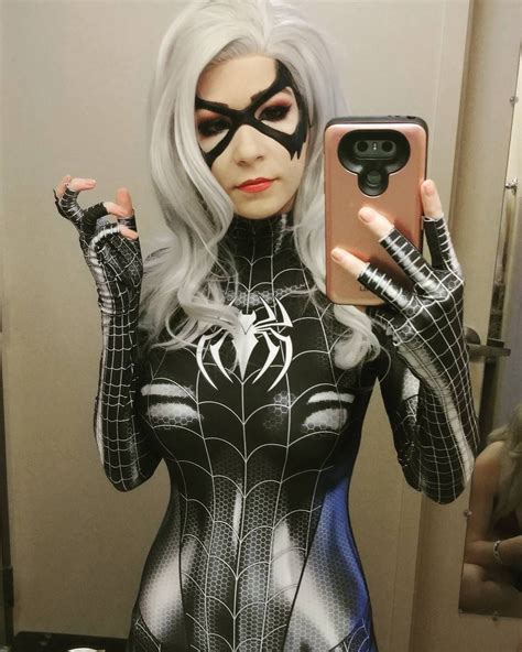 Black Cat Spider Suit Top Cosplay Anime Cosplay Cosplay Wigs Spider Girl Symbiote Jessica