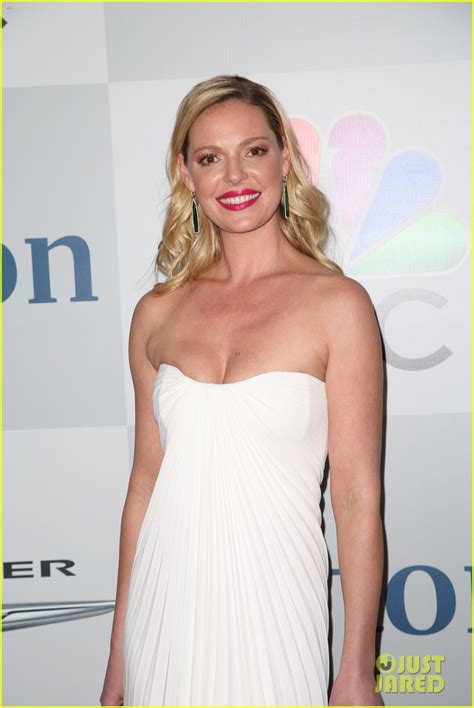 Katherine Heigl Goes Strapless And Sexy At Nbc Golden Globes Party 2015