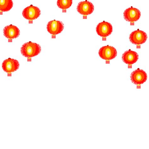 새해 복 많이 받으세요 중국 스타일의 빨간 종이 컷 칸델라 새해 복 많이 받으세요 중국의 설날 Png 일러스트 및 Psd 이미지 무료 다운로드 Pngtree