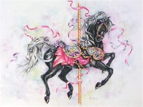 Mary Giacominis Art Updates Painting Carousel Horses Art Class