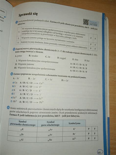 ćwiczenia Do Chemii Klasa 7 - Chemia ćwiczenia nowa era 7 str 83,84 daje najjjjjjjjj - Brainly.pl