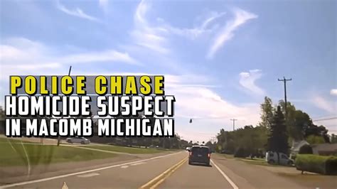 Homicide Suspect Leads Police On High Speed Chase Youtube