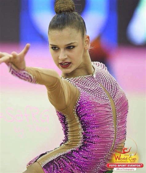 Aleksandra Soldatova Pink Leotard Not My Edit Rhythmic Gymnastics