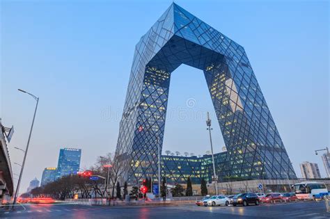 China Central Television Cctv Headquarters In Beijing Editorial Image
