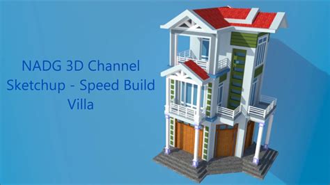 Sketchup Animations Speed Build Create Modern House Classic Villa