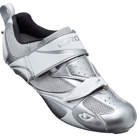 Shop running, athletic, casual styles & more. Giro Facet Triathlon Shoe - Women's Chrome/White -- Click ...