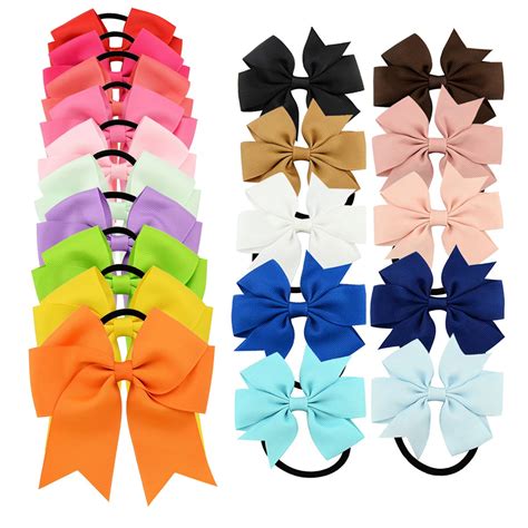 Yoy 20 Pcs Fashion Baby Girls Boutique Hair Ties Ponytail