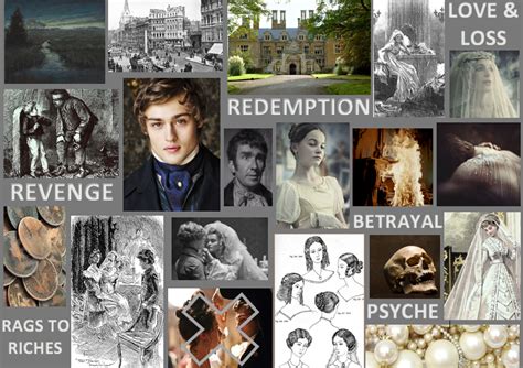Gothic Horror Mood Board Presentation For Great Expectations