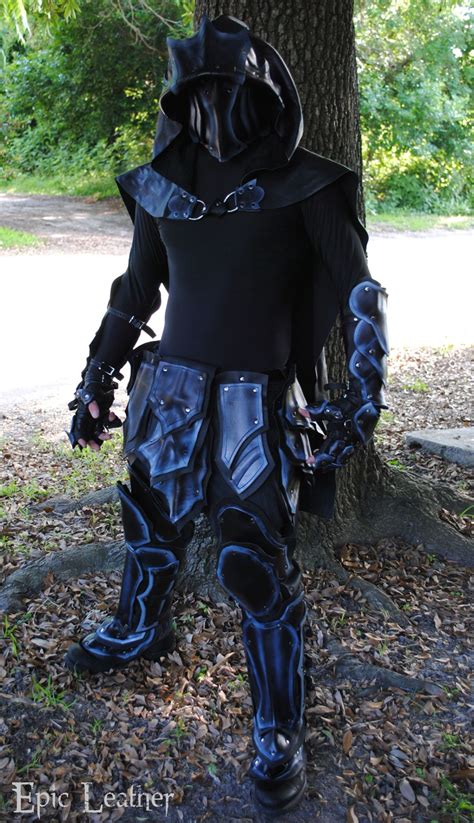 Skyrim Nightingale Armor Side By Epic Leather On Deviantart