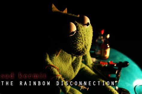 Sad Kermit The Rainbow Disconnection Wallpaper By Ramtrostudios On Deviantart