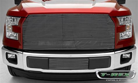 2015 2017 F 150 Billet Grille Polished 1 Pc Replacement Does Not