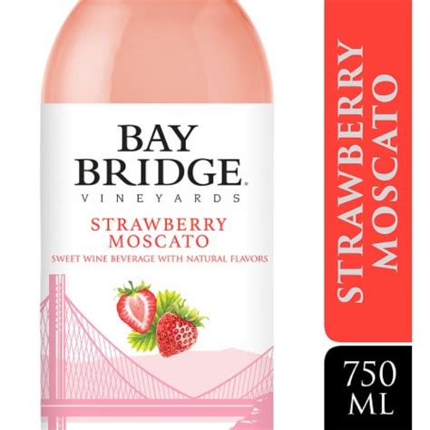 Bay Bridge Strawberry Moscato Moscato Flavored Wine 750 Ml Metro Market