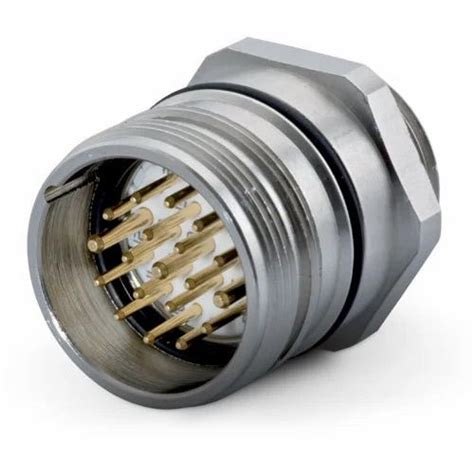 17 Pin Electrical Circular Connector For Or For Powering Electrical