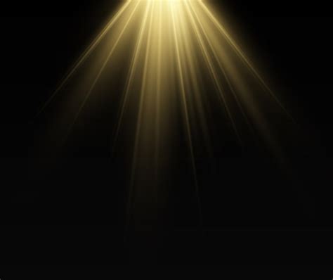 Premium Vector A Bright Light Shining On A Transparent Background