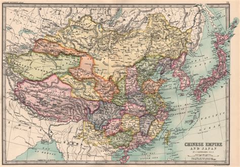 Asia Antique Asia Maps And Old Art Prints East Asia South Asia