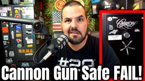Cannon Gun Safe Fail What To Do Now Youtube