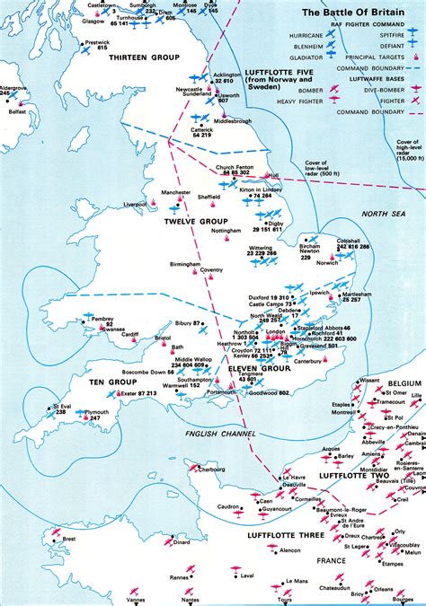 Asisbiz Artwork Showing A Map Of Battle Of Britain Airfields Of South