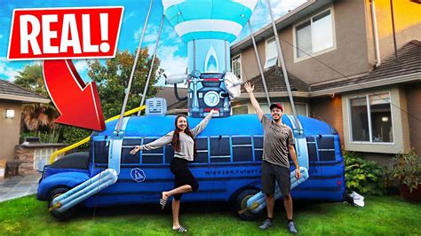 We Bought A Real Fortnite Battle Bus Youtube