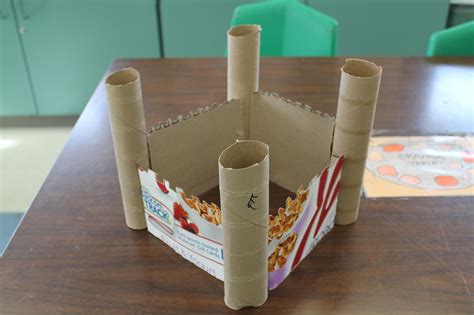 I explain in detail how to make a box any size you need out of recycled corrugated cardboard.i made a. Art Room 104: In Progress: 3rd Grade Cardboard Castle ...