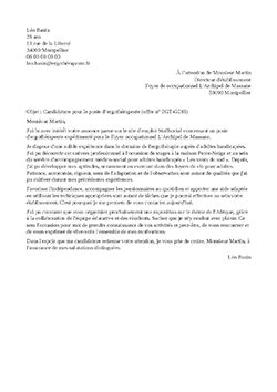Exemple Lettre De Motivation Parcoursup Ifsi  Les Meilleur Exemple