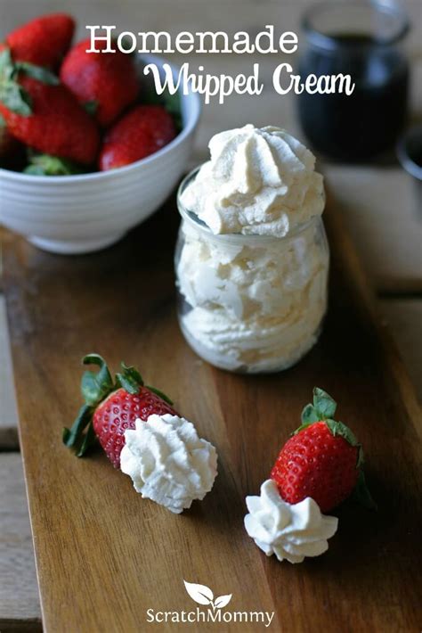 By chilling the bowl, it will keep your cream extra chilly. How to Make Homemade Whipped Cream | Scratch Mommy