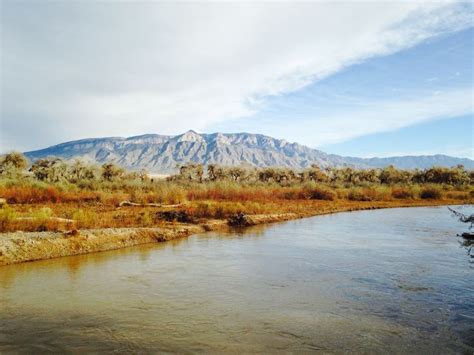 Autumn On The Rio Grande Albuquerque Nm A Hoyt Rio Grande Natural