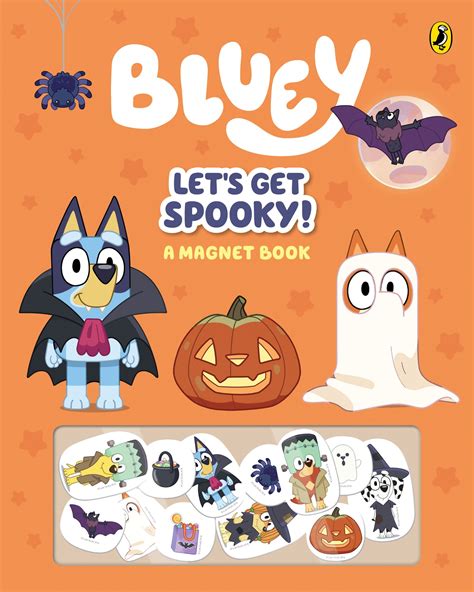 bluey let s get spooky a magnet book by bluey great escape books