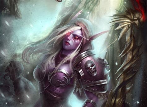 Sylvanas By Vladyslav Kutuzov 2d Artist Warcraft Art World Of
