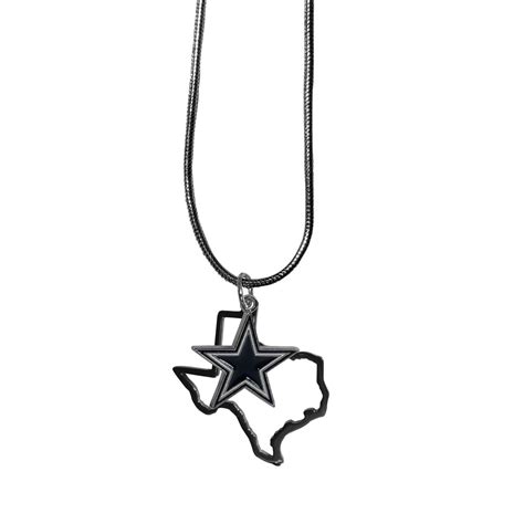 Dallas Cowboys State Charm Necklace | Dallas cowboys necklace, Cowboys, Dallas cowboys