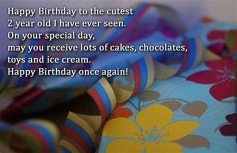 Two year old birthday party ideas. Birthday Wishes for 2 Year Old. Happy 2nd Birthday Quote. #birthday | Happy 2nd Birthday Quotes ...