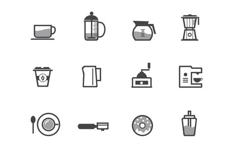 12 Coffee Icons And Symbols Creative Vip