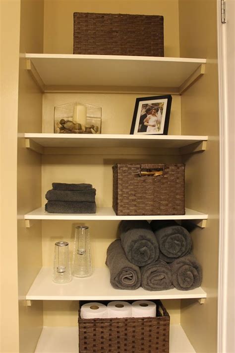 4.4 out of 5 stars 3,127. KM Decor: DIY: Organizing Open Shelving in a Bathroom ...