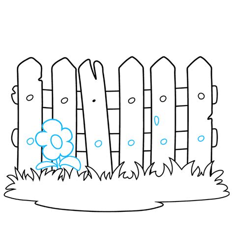How To Draw A Fence Really Easy Drawing Tutorial