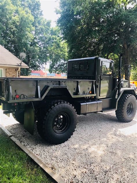 Bobbed 1985 Am General Deuce And A Half Military Truck For