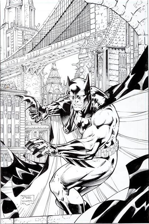 Original Cover Art By Jim Lee Pencils And Scott Williams Inks From