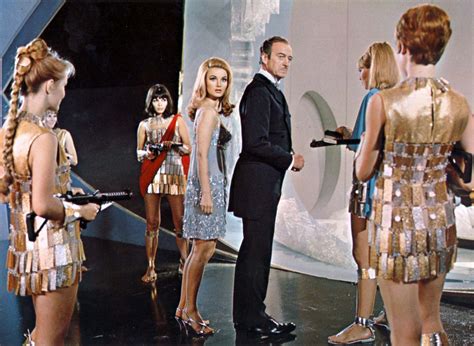 Photo is from the filming of casino royale in 1967. Casino Royale | film 1967 | Britannica