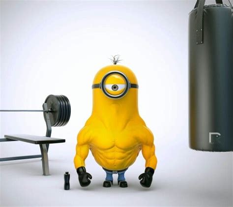 Everytime Im In The Gym My Minion In The Gym Minions Minions Funny