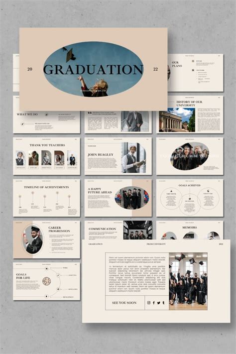 Graduation Powerpoint Template Masterbundles