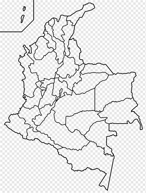 Mapa De Colombia Blanco Y Negro Images And Photos Finder