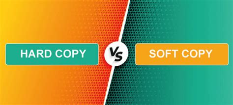 Difference Between Hard Copy And Soft Copy Javatpoint