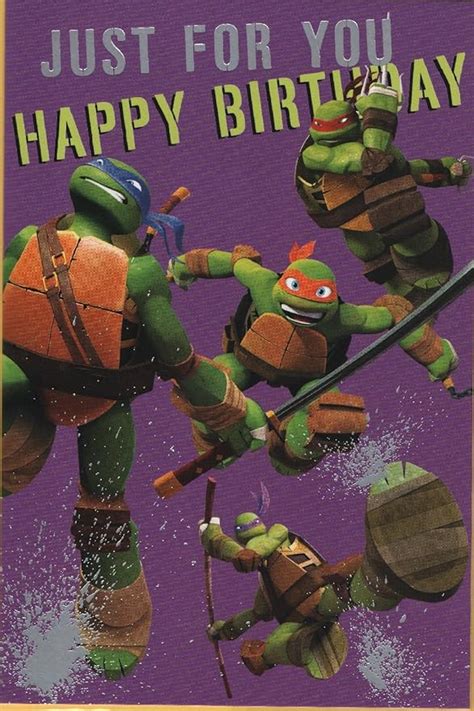 Teenage Mutant Ninja Turtles Birthday Card Uk Office