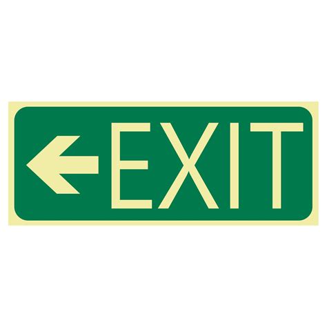 Printable Exit Sign With Arrow Printable Word Searches