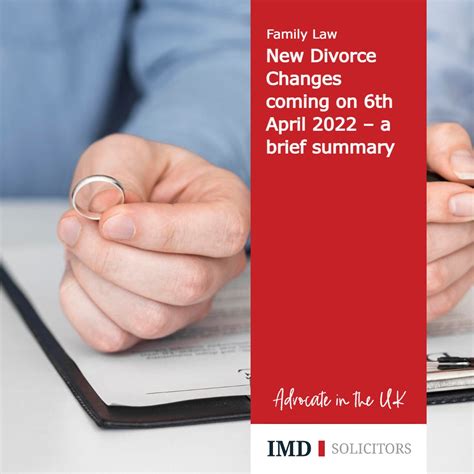 New Divorce Changes Coming On 6th April 2022 A Brief Summary Imd