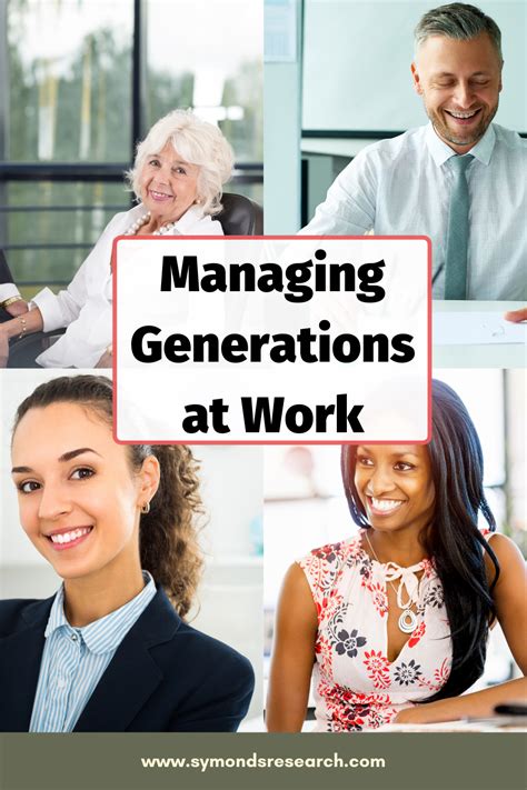 Managing Generations At Work Generations In The Workplace Workplace