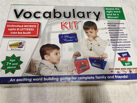 Vocabulary Kit Brain Box Games